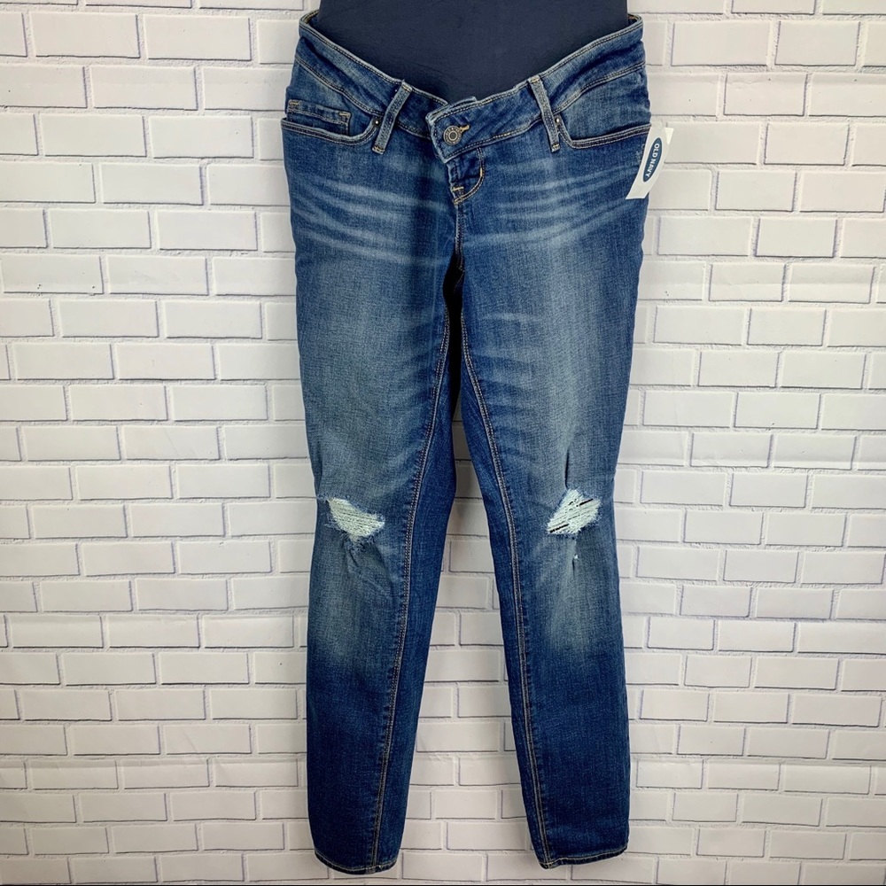 NWT Old Navy Maternity Jeans Rockstar Skinny Sz 2